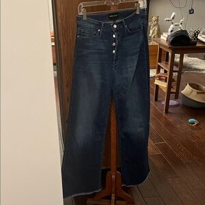 Black Orchid Dark Blue wide leg Jill Jeans